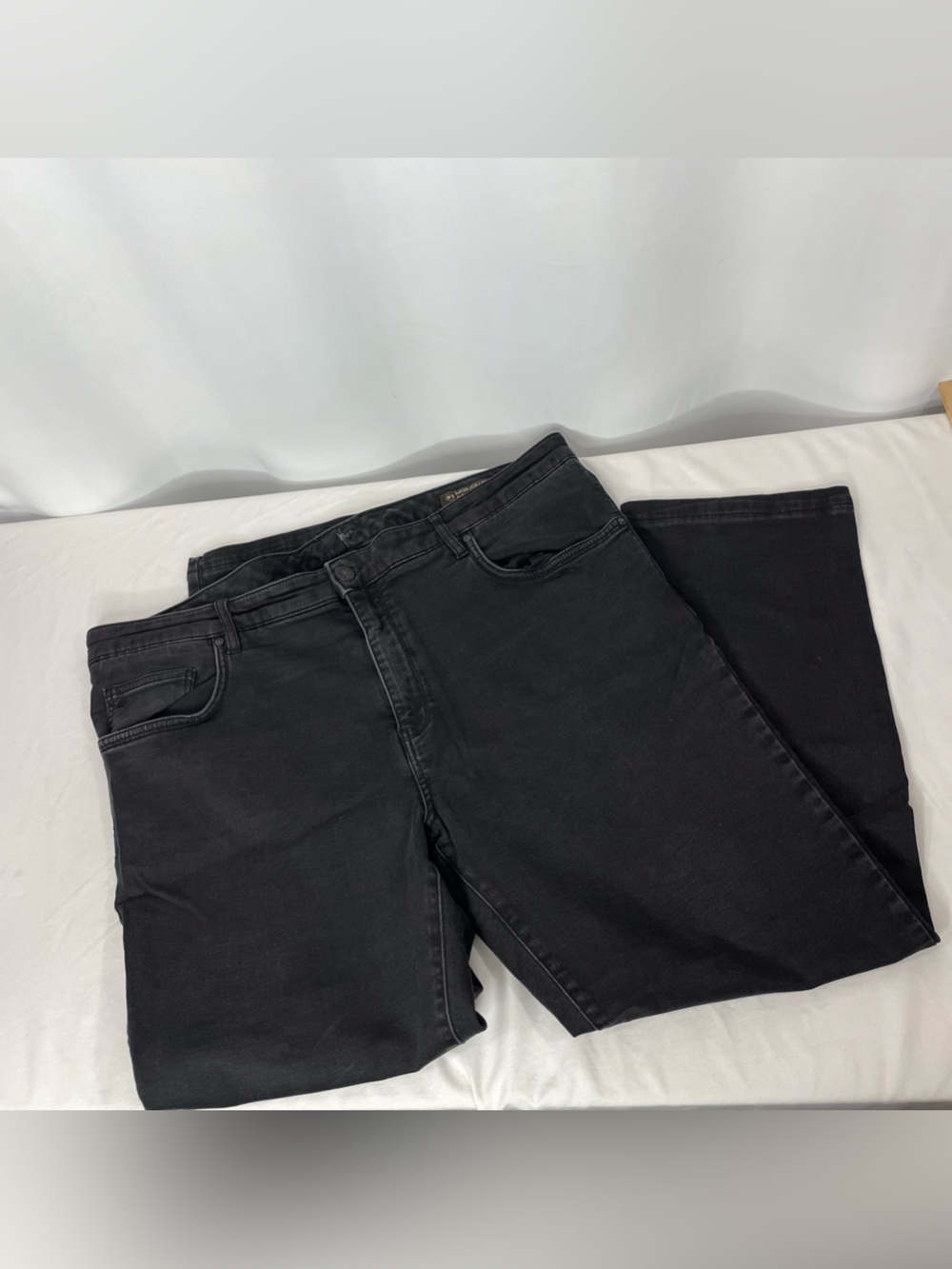 Jack of Spades High Roller Black Stretch Jeans Relaxed Straight Men’s ~41x29